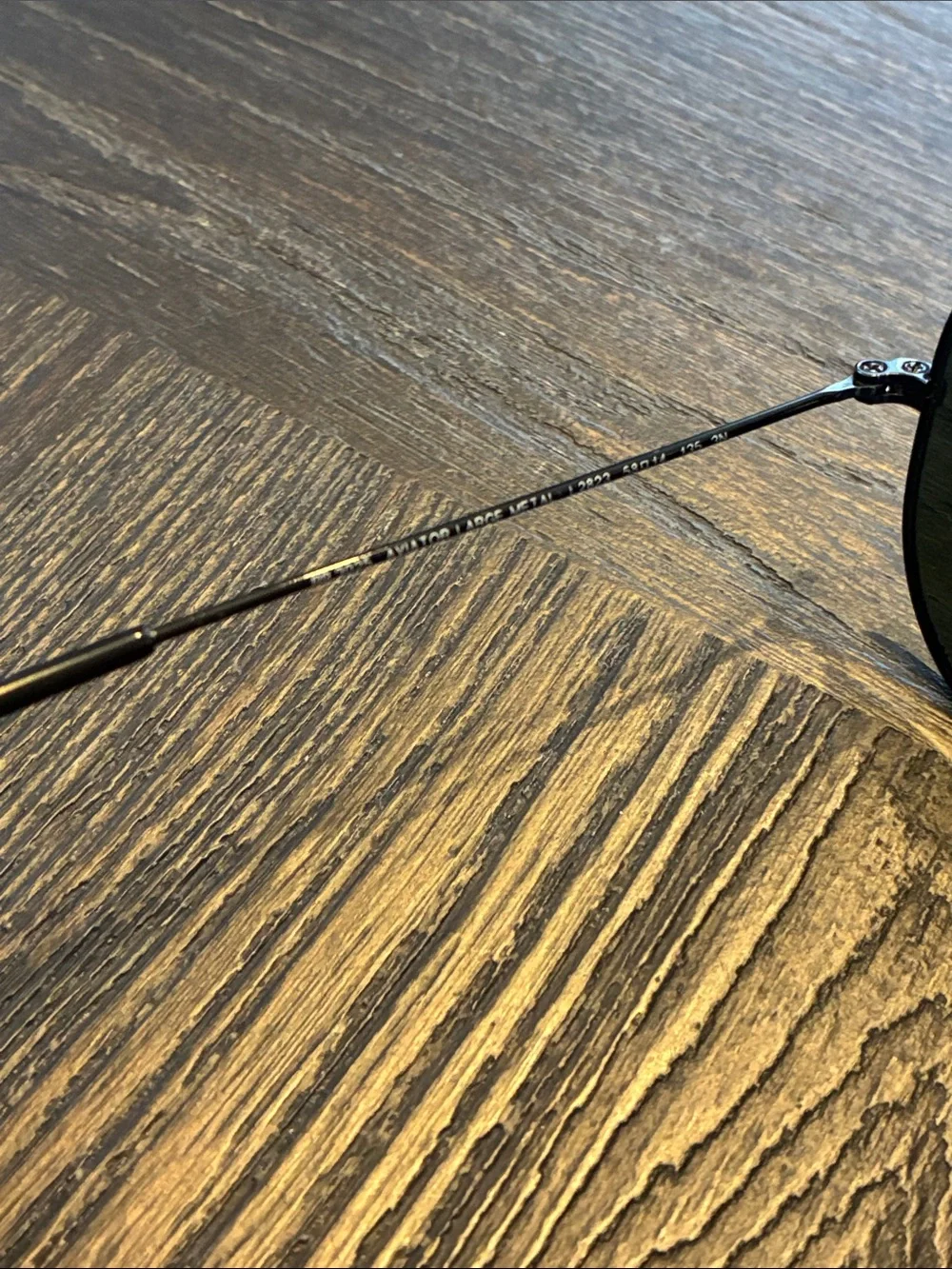 Ray-Ban Aviator Sunglasses in Black